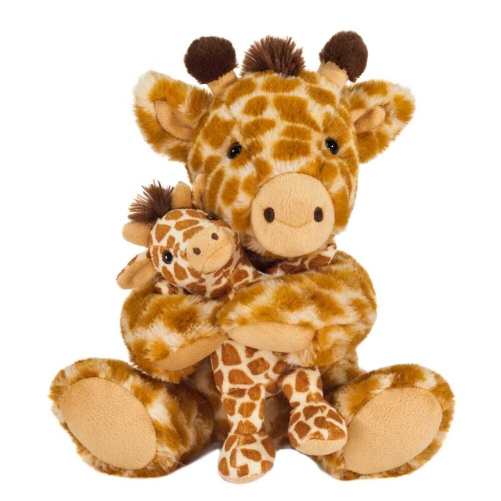 10" Giraffe Mommy & Baby